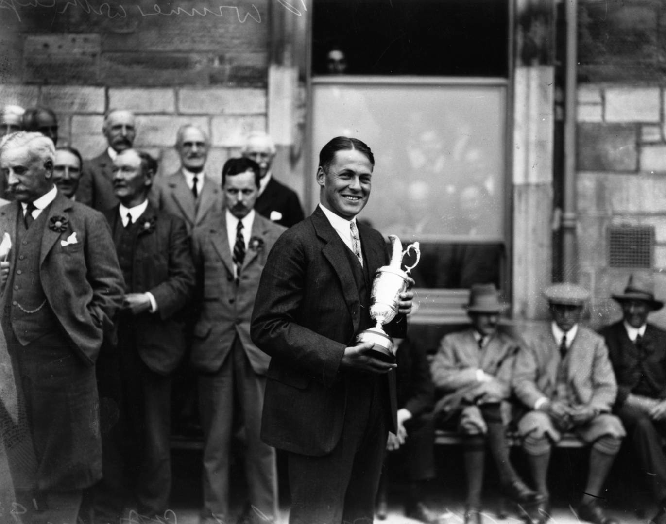 The legendary Bobby Jones wins The Open at St Andrews, 1927